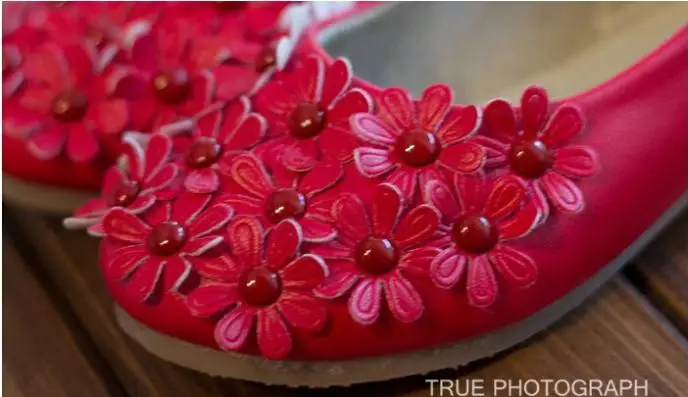 Children Shoes Girls Princess Fashion Leather Lovely Flower Kids Soft Sole Flats Flat | Детская одежда и обувь