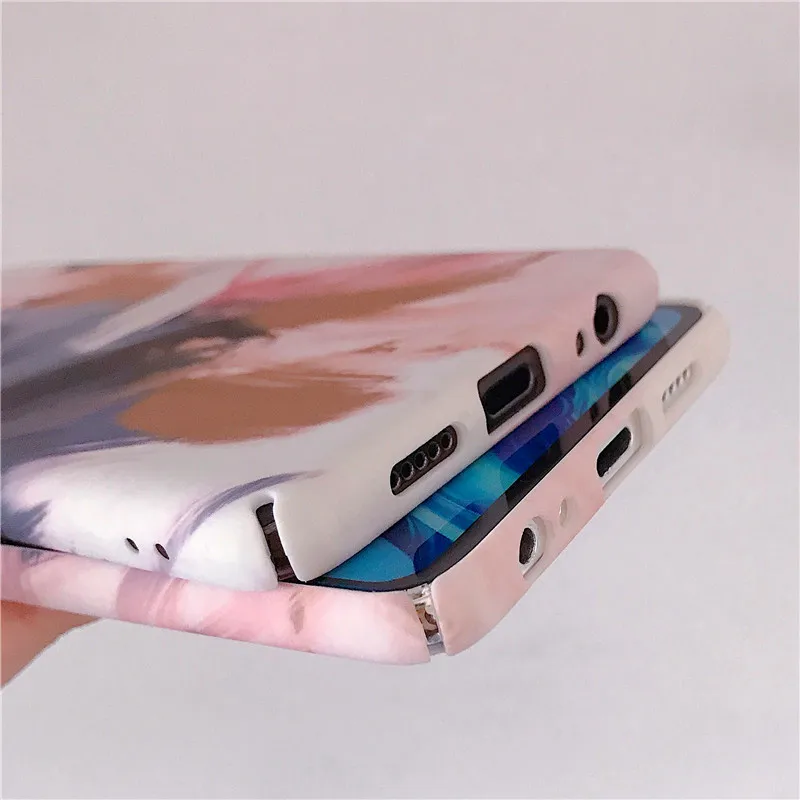 Художественный чехол для телефона с масляной росписью huawei P20 lite Жесткий Чехол Nova