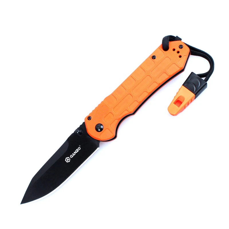 P-orange G10 Ganzo G7453 Универсальный 440C Лезвие G10 Ручка Складной тактический охотничий нож Военный Жар-птица Мультитул EDC ножи G7453P - Цвет: P-orange G10