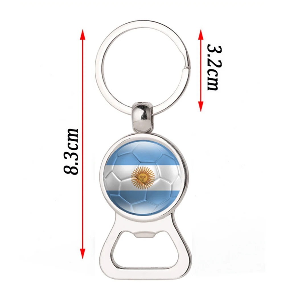 Универсальный флаг Аргентины карманная цепочка для ключей открывалка бутылок