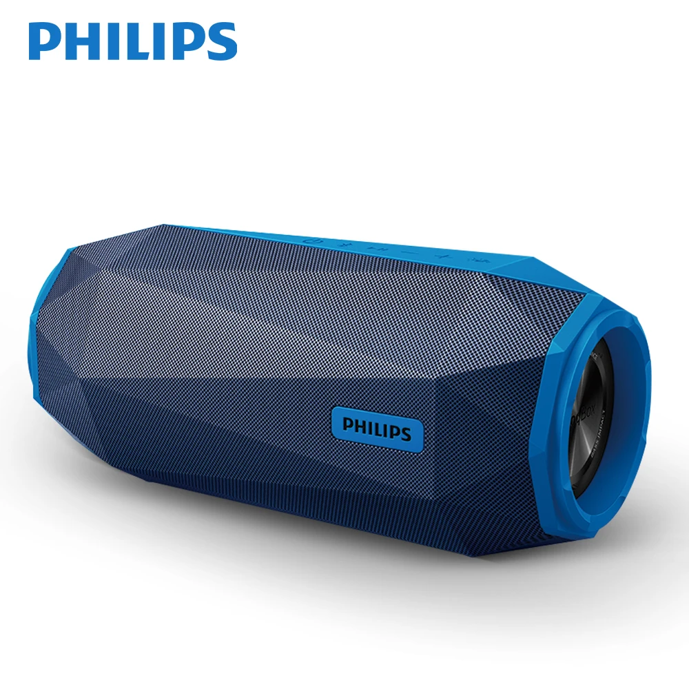 Philips Оригинальный мини Беспроводной динамик Bluetooth IPX7 Водонепроницаемый открытый