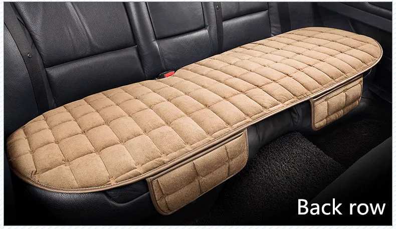 1pcs back Beige Ультра-Роскошный чехол для одного сиденья автомобиля, чехол для автомобильного сиденья, чехлы для автокресла, подушка для автокресла, Чехол для сидения седан и внедорожник - Название цвета: 1pcs back Beige