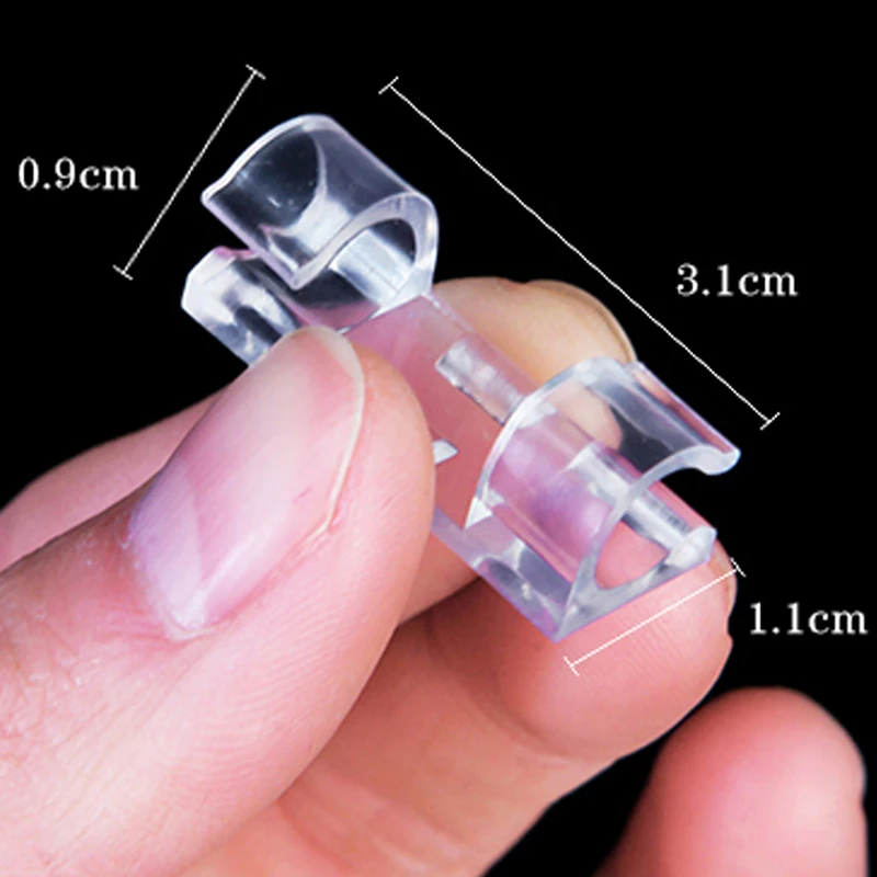 20Pcs Self-Adhesive Wire Organizer Fixed Clamp Network Cable Storage Clips Data Fixer Finishing Tools | Дом и сад