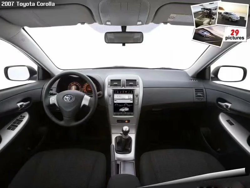 10 4 дюймовый вертикальный экран Tesla style android 9 0 автомобильный gps-плеер для toyota corolla