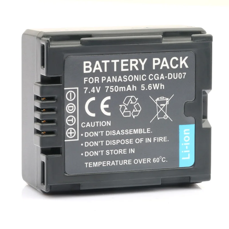 Lanfulang Замена CGA-DU07 CGA DU07 Батарея и USB Батарея Зарядное устройство для цифрового фотоаппарата Panasonic CGR-DU06 NV-GS27 NV-GS28 NV-GS30 NV-GS33