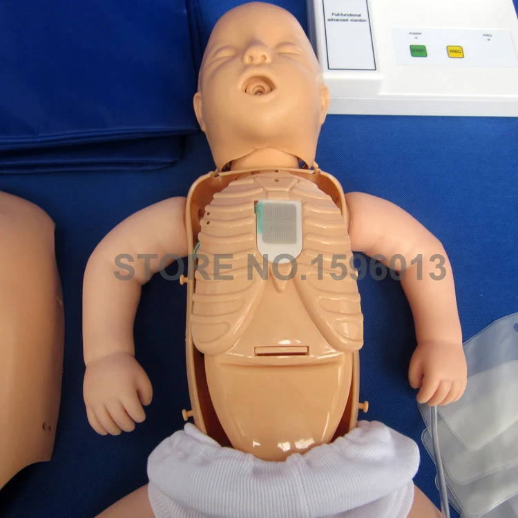 Улучшенный детский манекен CPR тренировочный первой помощи с контрольной