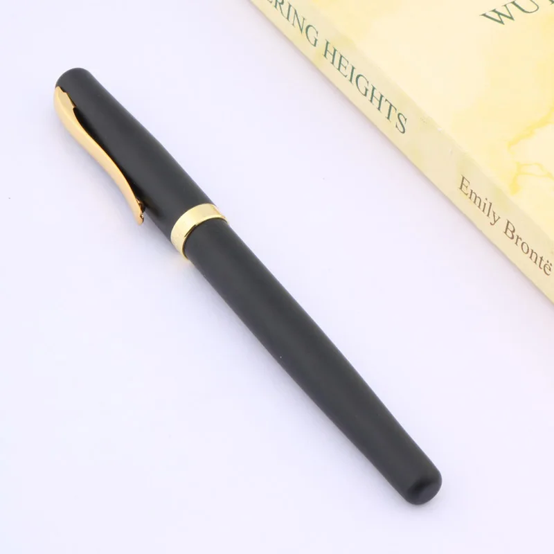 209 высококачественный деловой матовый черный Золотой классический телефон|gift