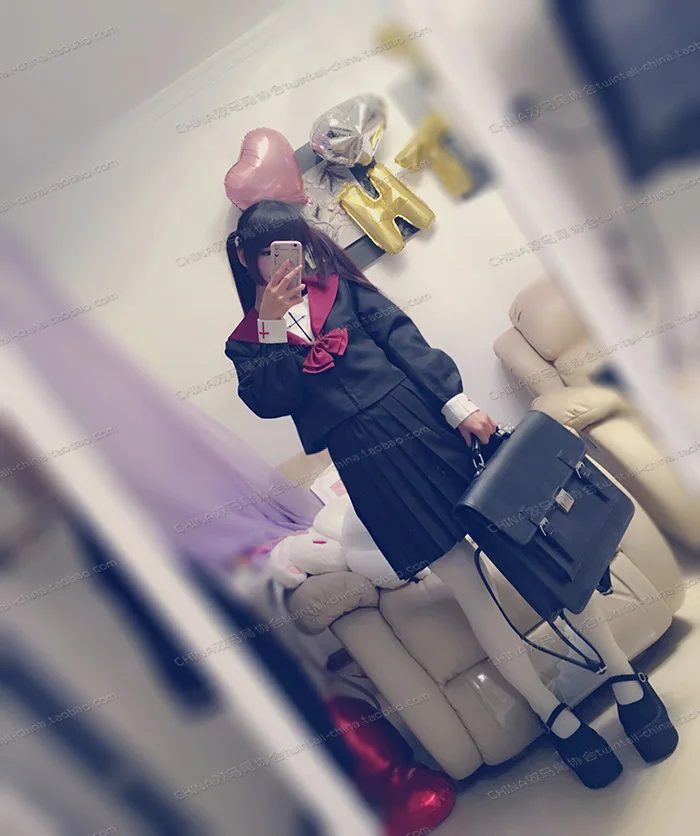 Японская форма JK топы матросский воротник ведьмы готические рубашка с вышивкой