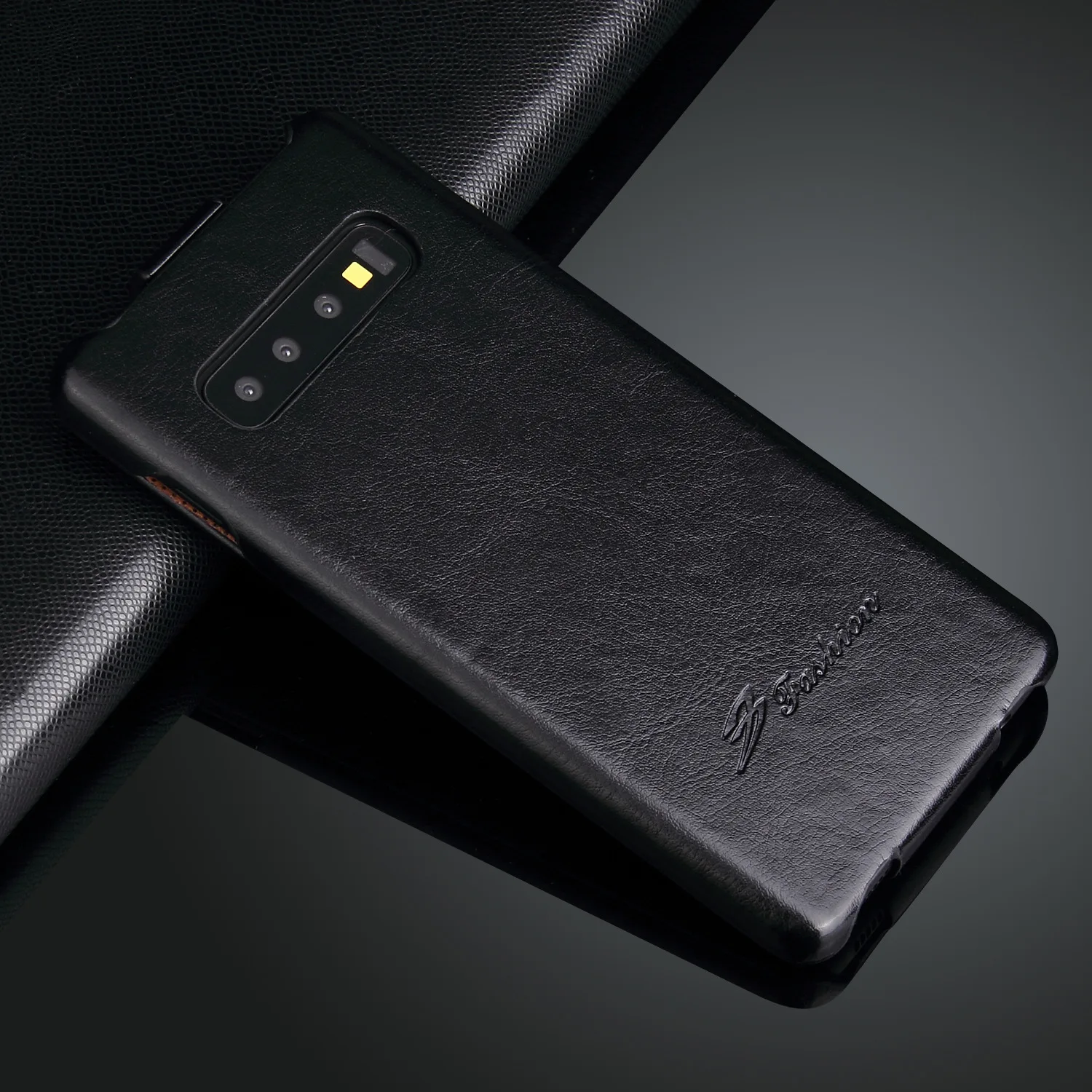 Роскошный кожаный Вертикальный флип-чехол для samsung Galaxy S10 S7 Edge S9 S8 Plus Note 8 Бизнес открытый раскрывающийся чехол S10 S9