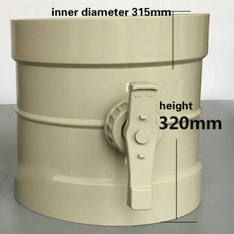 Клапан регулирования объема воздуха из ПВХ ручной клапан регулировки