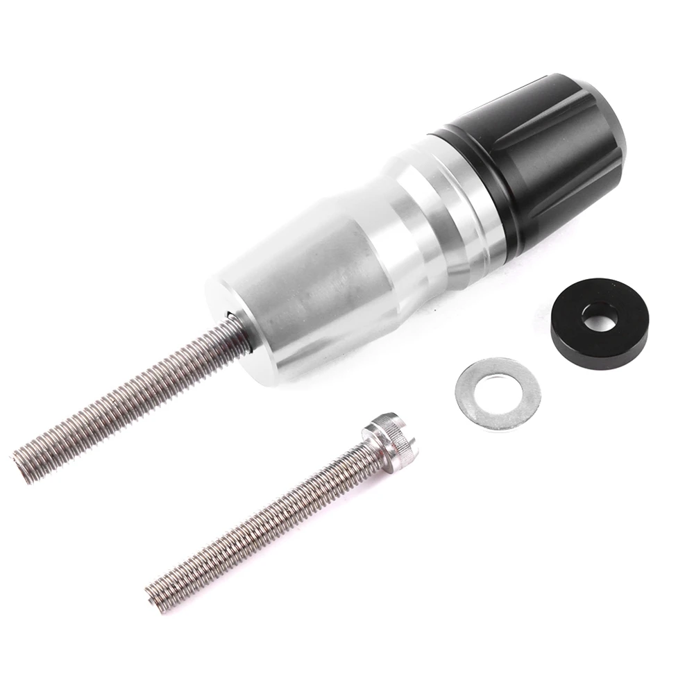 Электронных сигарет SMOK для Yamaha TMAX 530 500 Xmax 125 300 400 Kawasaki Z900 Z800 Z1000 ZX10R мотоцикл выхлопной аварии ползунки защита от падения - Цвет: Серебристый