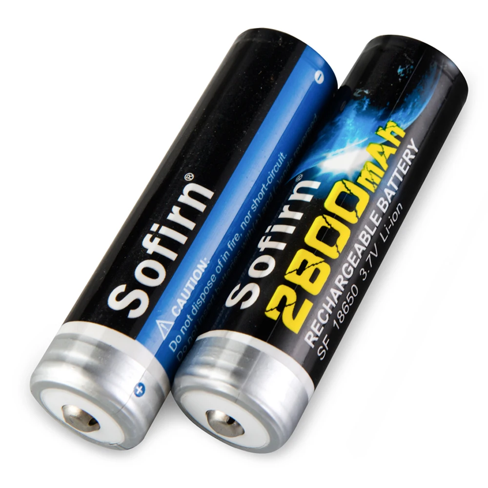Sofirn аккумуляторная батарея 18650 2800mAh литиевая батарея 3,7 V Li-Ion с PCB предварительно заряженной батареей для светодиодный фонарик батареи