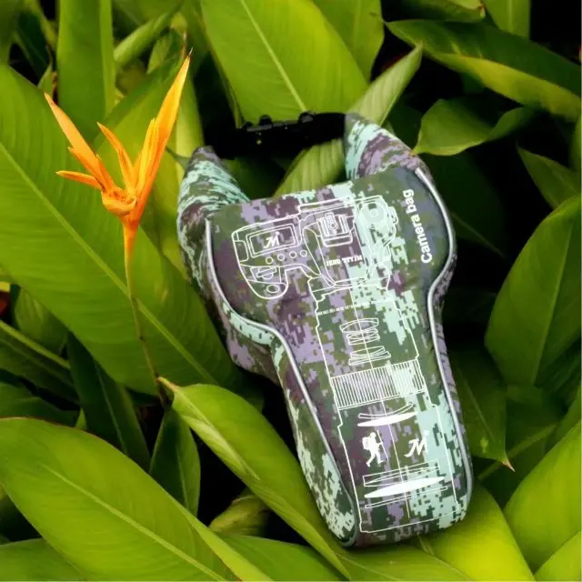 Водонепроницаемая сумка для объектива камеры DSLR чехол хранения видео из ПУ/ткани