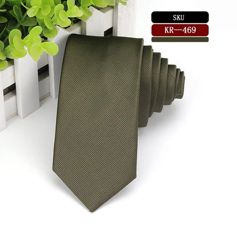 STKR 469 KR456-477, 6 см, брендовые, полиэфирные, шелковые галстуки, мужские, тонкие, обтягивающие, узкие, костюмы, галстук, однотонный, желтый, красный, темно-синий, фиолетовый, вечерние галстуки - Цвет: STKR 469