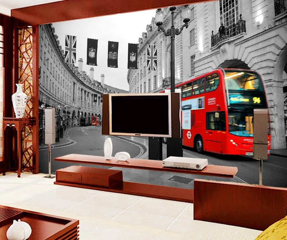 3d обои в стиле ретро современные для гостиной настенные украшения|3d wallpaper|wallpaper