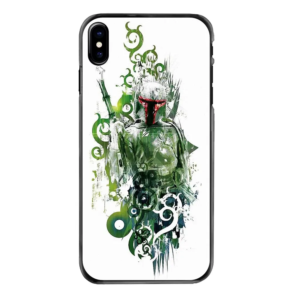 Чехлы для телефонов Звездные войны 7 Дарт Вейдер Штурмовик Боба Фетт iPhone 4 4S 5 5S 5C SE