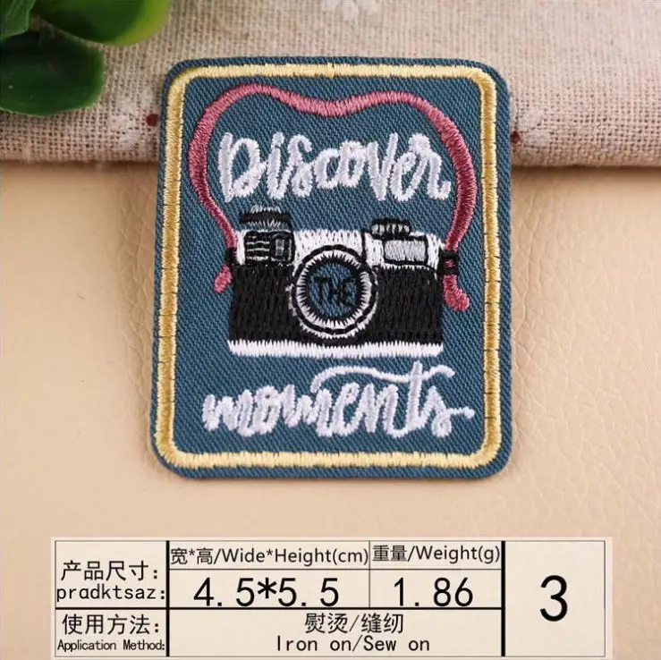Новое прибытие 10 шт Популярные слова вышитые патчи железные на модная одежда