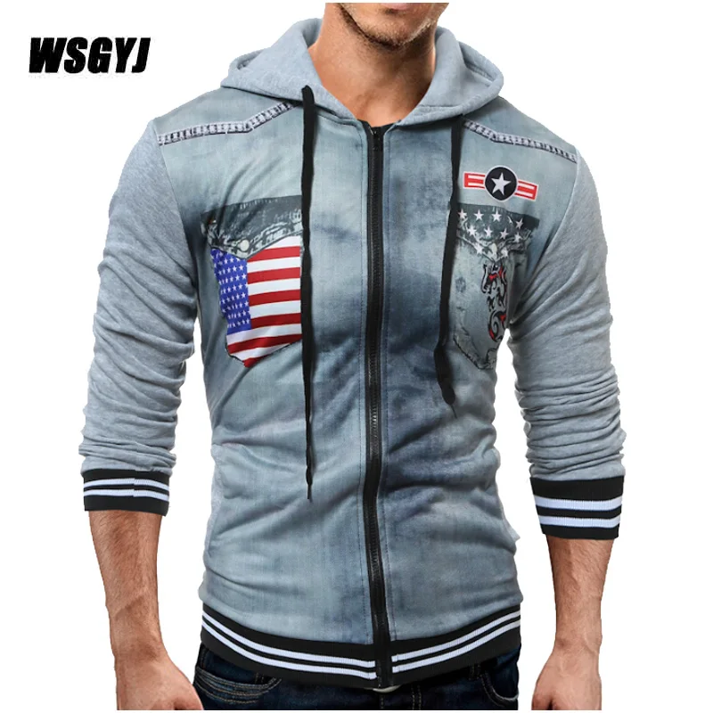 2017 толстовка на молнии кардиган Tide 3D драконы толстовки Мужская мода с капюшоном