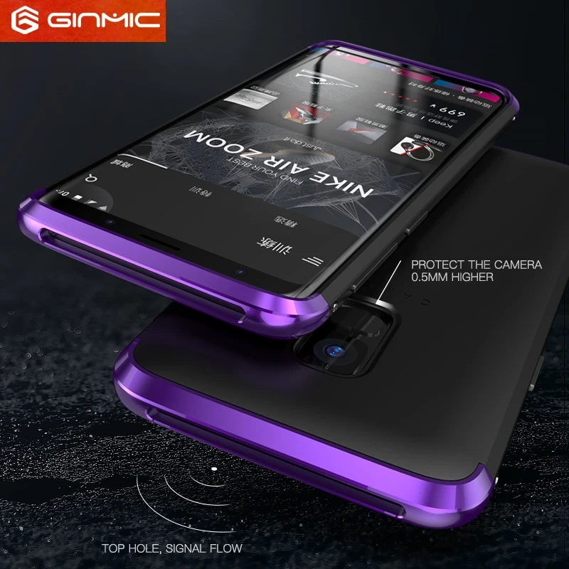 Ginmic для Samsung Galaxy S9/S9 Plus металлический корпус авиационный алюминиевый ПК задняя