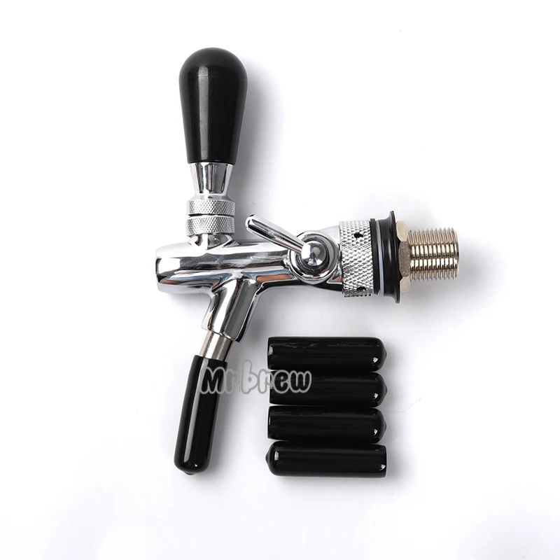 4x черновик пивной кран Гладкий колпачок носик черная крышка шпатели|beer tap|draft beer