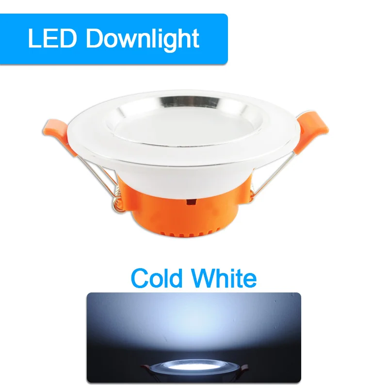 Cold White 3W GreenEye светодиодный светильник 3 Вт 5 Вт 7 Вт 9 Вт 12 Вт 18 Вт переменный ток 220 в 240 В Алюминиевый ультратонкий потолочный светильник для помещений круглый встраиваемый точечный светильник - Испускаемый цвет: Cold White 3W