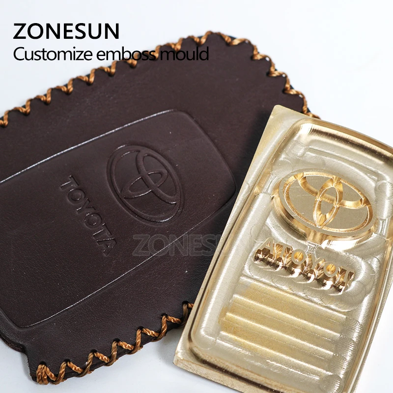 ZONESUN заказной медный латунный штамп деревянная кожаная бумажная форма высечки