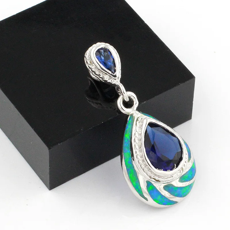 HERMOSA Jewelry Fire колье с опаловой подвеской Бесплатная доставка Распродажа HS0059P|fire