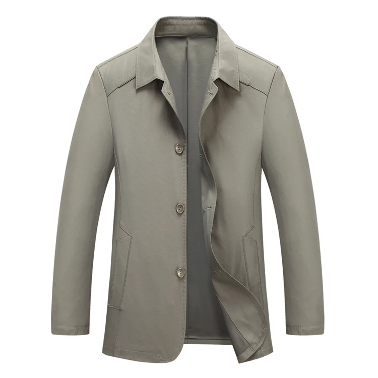 

1811 New Middle aged man jacket Day Autumn Coat thin section 2018 new middle-aged men's business casual jacket