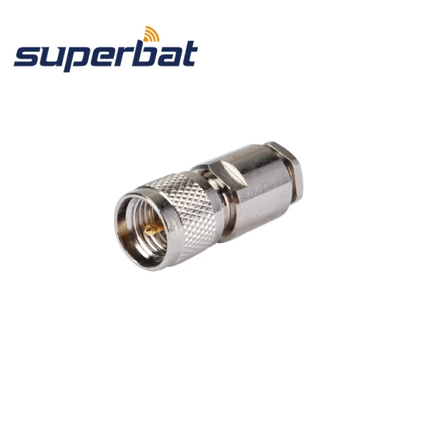 Superbat 10 шт. RF разъем Mini UHF зажим штекер для кабеля RG58 RG400 RG142 LMR195 Бесплатная
