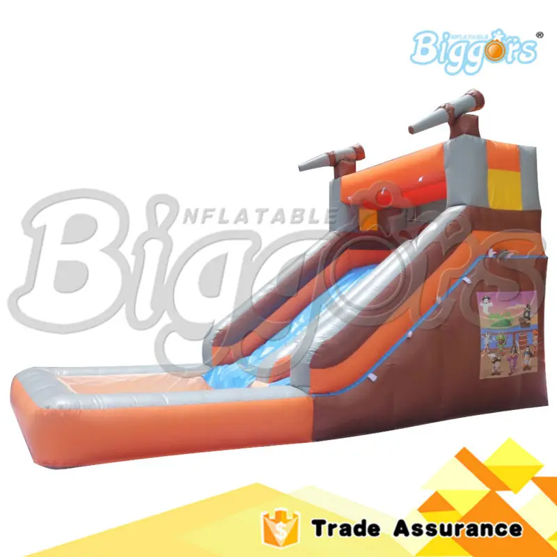 

Inflatable Biggors Amusement Park Inflatable Slide With Pool For Water Games