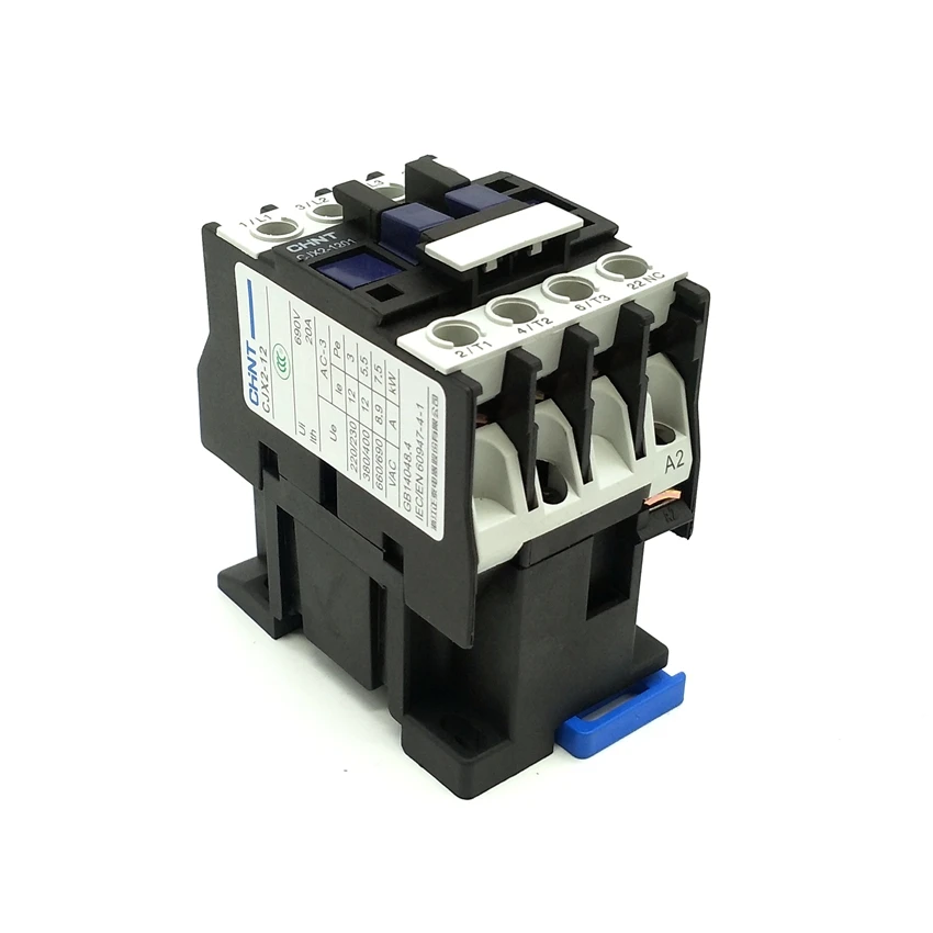 CHINT AC Контактор CJX2 1201 1NC 1210 1NO 12A контактор напряжение катушки AC220V AC380V AC110V AC36V AC24V LC1