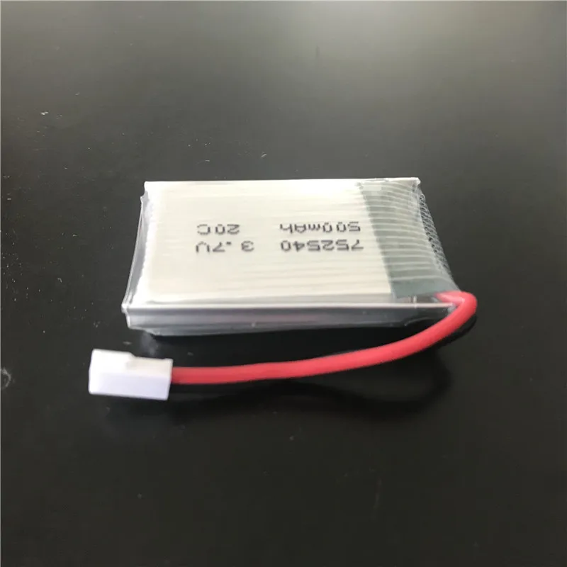 3 7 V 500 мА/ч 20C RC игрушки Lipo Батарея 1S для V252 JXD385 Syma X5 X5C H5C X5SC X5SW JXD 523 Вт JJRC H43WH мини Дрон