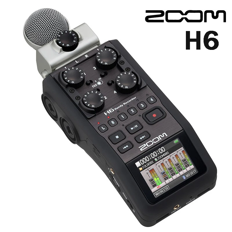 Портативный портативный микрофон ZOOM H6 цифровой диктофон|Микрофоны| |