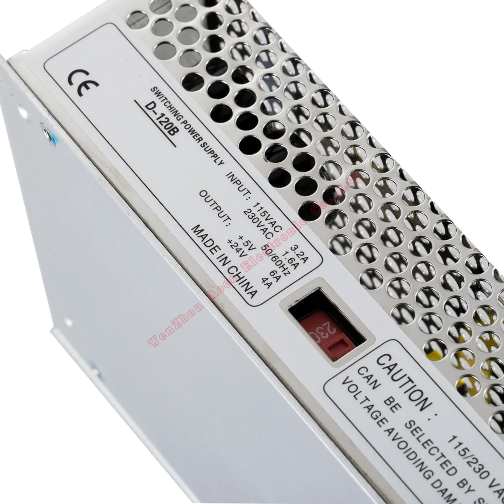 AC 110 V-220 V к DAUL DC 12 V 120 W импульсный источник питания Универсальный Регулируемый трансформатор, для светодиодных лент, CCTV, радио