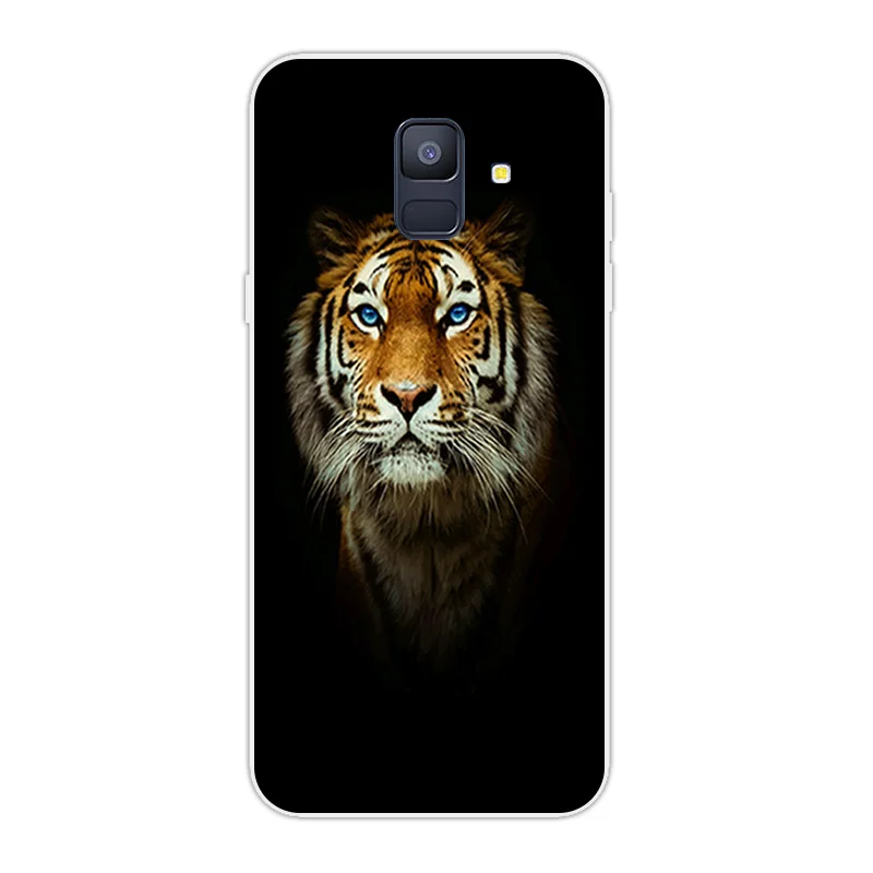 03 Полный протектор мобильного телефона для samsung A600G Прозрачный чехол для Galaxy SM-A600FN, A600FN Модный милый силиконовый чехол с принтом - Цвет: 03