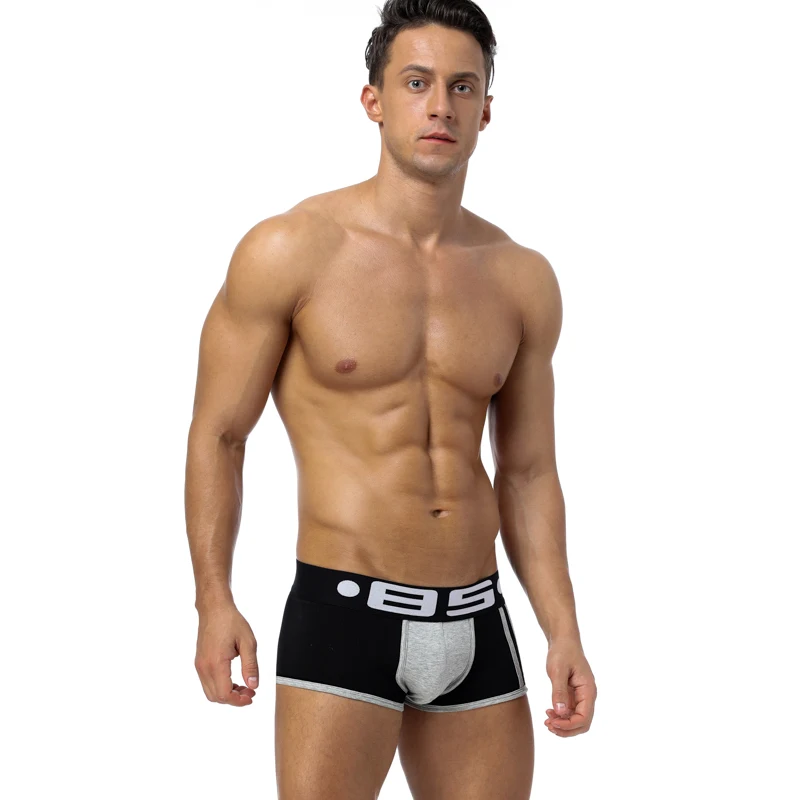 Брендовое сексуальное мужское нижнее белье мужские боксеры трусы для геев