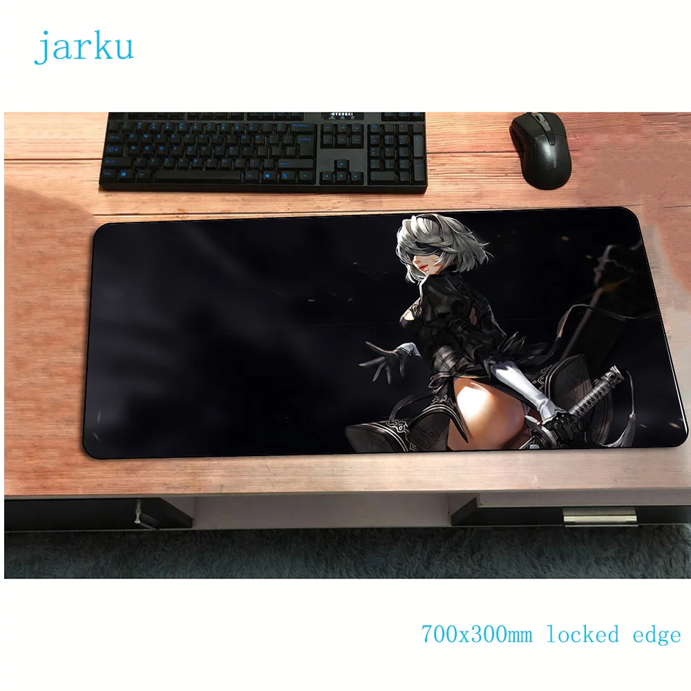 NieR Automata padmouse 700x300x2 мм игровой коврик для мыши геймер Коврик популярная клавиатура