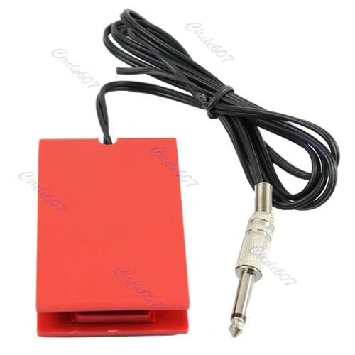 Красная акриловая татуировочная машина ножной переключатель блок питания