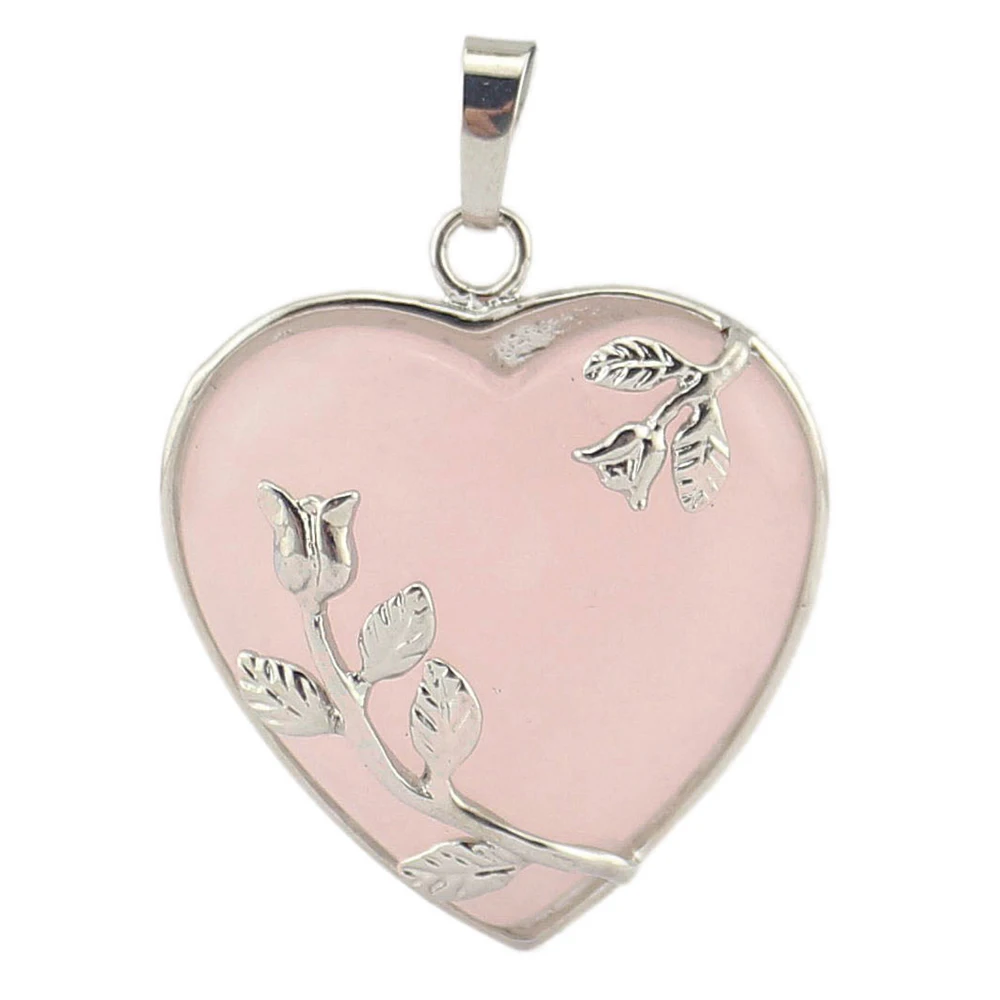 Для исцеления чакр с помощью рейки камень ретро цветок Сердце натуральный