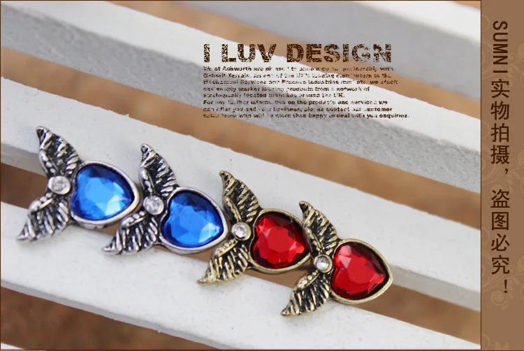 Модные ювелирные изделия Новый дизайн Оптовая Продажа крылья Ангела сердце