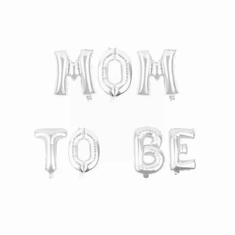 8 1PC Blue Pink Mummy Mmm To Be Sash Baby Boy Girl Balloon Baby Shower Decoration Sash Newborn Party Decor Pregnant Mom Favor Gift - Цвет: 8