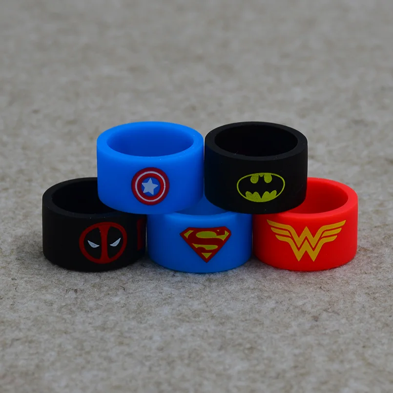 100 шт. резиновые ремешки для супергероев электронных сигарет | Электроника