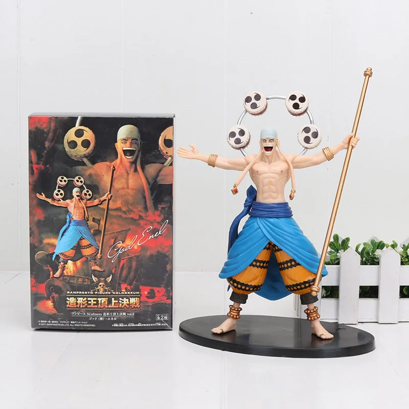 6883 19cm Enel box Аниме одна деталь фигурка туз Шанкс обезьяна д Луффи фигурка Зоро Санджи Ло Трафальгар Сабо одна деталь аниме MSP ПВХ Модель игрушки - Цвет: 6883 19cm Enel box