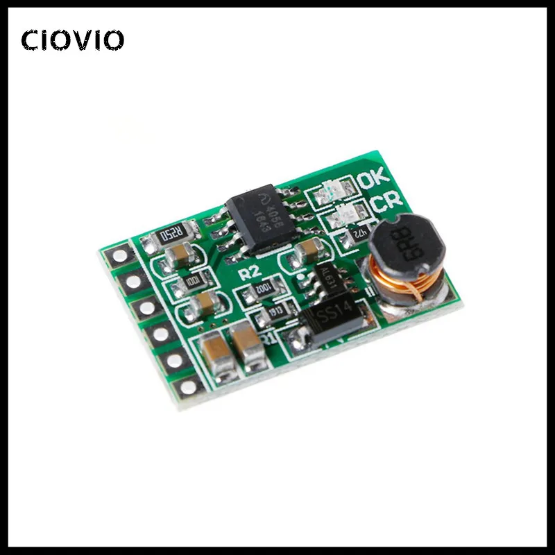 3.7V 4.2V Charger &amp 5V 6V 9V 12V Discharger Board DC Converter Boost Module for diy UPS mobile power 18650 lithium battery |