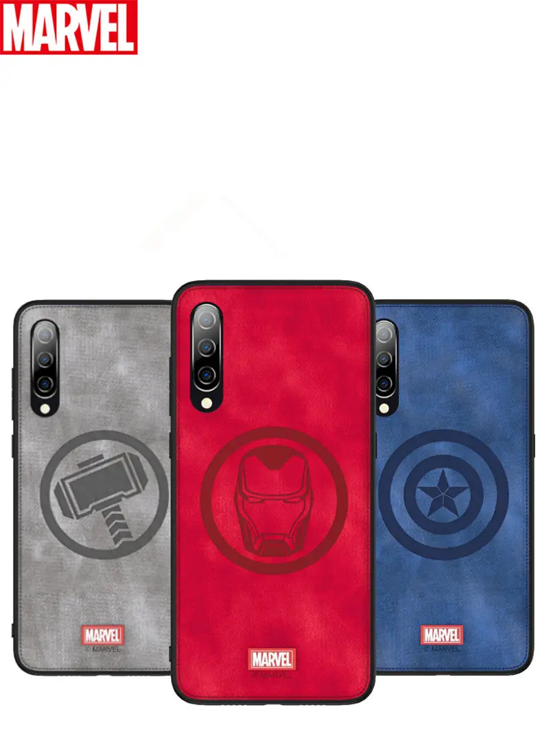 Coque Марвел Тор чехол для телефона для Xiaomi mi 9 Железный человек паук Капитан Америка ткань Противоударный задняя крышка для mi 9