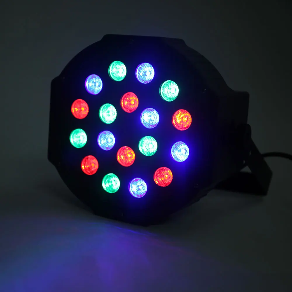 Сценическое светодиодное освещение 30 Вт 18 RGB DMX512 с автоматическим/голосовым