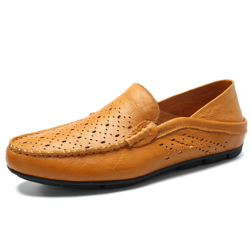 2017 новый Натуральная кожа мужчины мокасины Лучшие качества моды комфортно