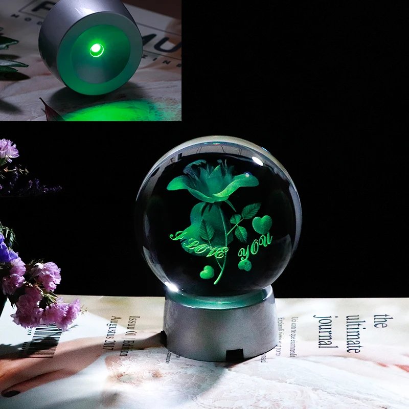 3D Хрустальный Подарок Роза свадебные подарки для гостей Романтические свадебные сувениры подарок на день рождения подарок подруге вечерние сувениры