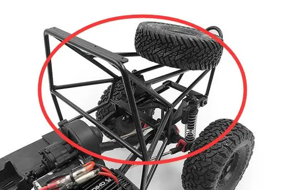 Заднее ведро для гусеничного грузовика 4x4 Cherokee Axis 1/10 AX90047 AX90046 | Игрушки и хобби