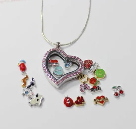 Бесплатная доставка 4 шт./лот плавающие прелести подходят стекла живая память